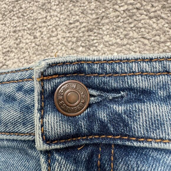 Gap Bootcut Denim Jeans Womens 16R Blue Medium Wash Mid Rise Y2K Casual 34x29 - Picture 6 of 15